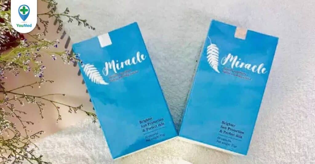 Viên uống chống nắng Miracle có tốt không? Lưu ý khi dùng