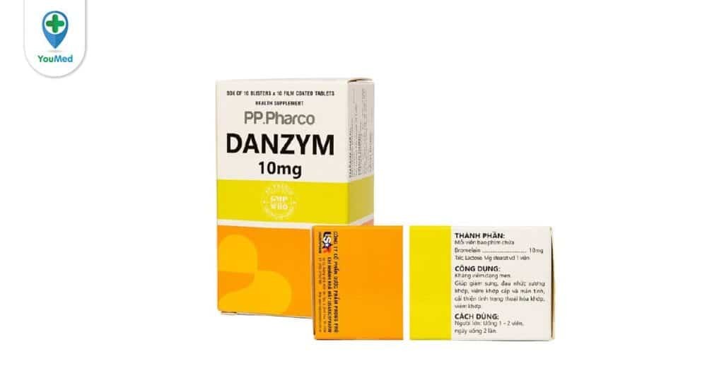 Viên uống kháng viêm Danzym 10Mg Usarich có tốt không? Lưu ý khi dùng