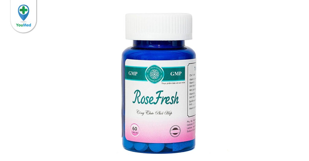 Viên uống trị mụn Rose Fresh có tốt không? Giá, thành phần và cách sử dụng