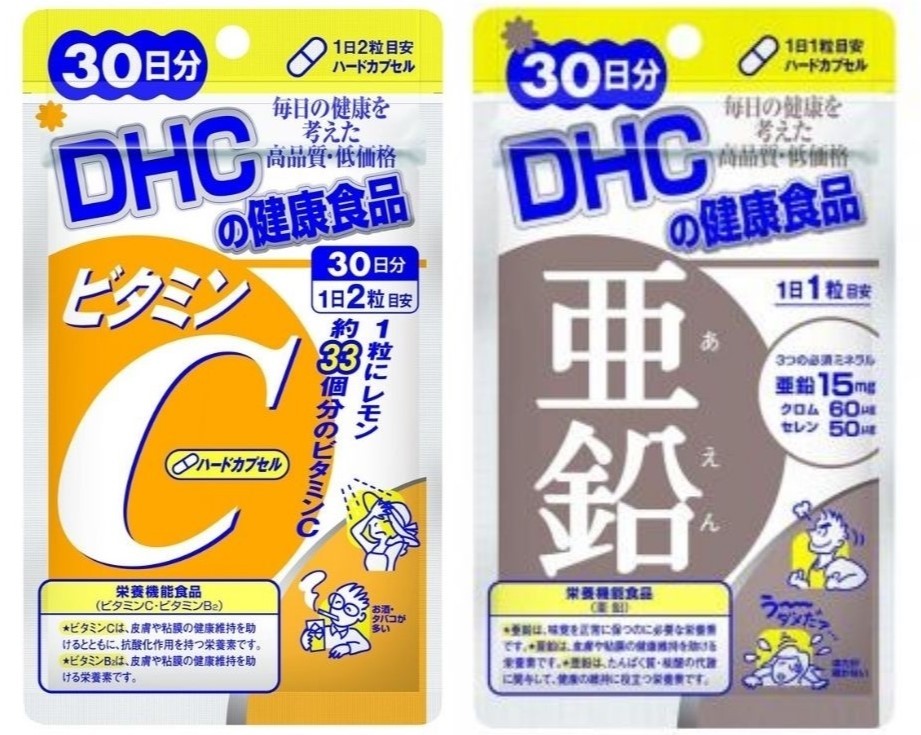 Sử dụng kết hợp Vitamin C DHC và DHC kẽm có thể giúp cải thiện tình trạng mụn