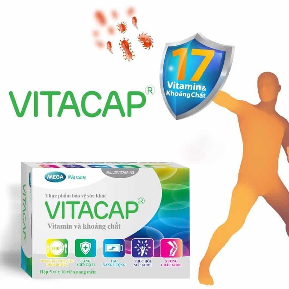 Viên uống Vitacap giúp tăng cường sức miễn dịch cho cơ thể