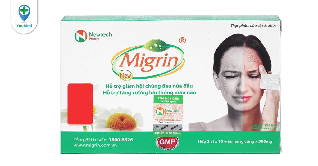 Viên trị đau nửa đầu Migrin có tốt không? Lưu ý khi dùng