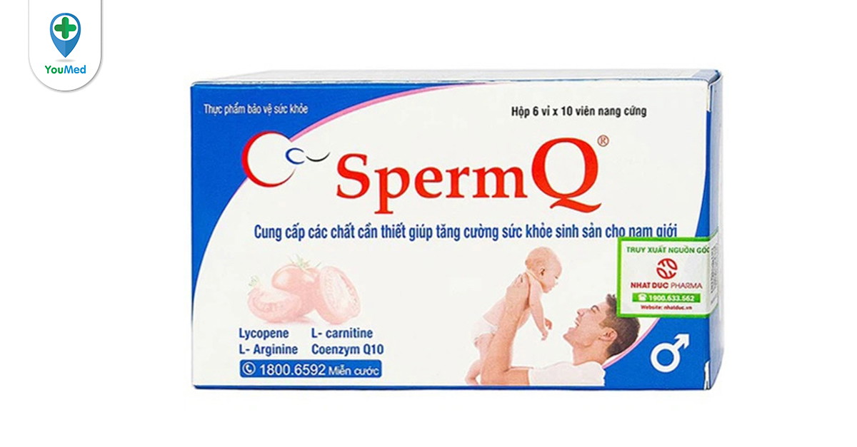 Viên uống cải thiện vô sinh SpermQ ở nam giới có tốt không? - YouMed