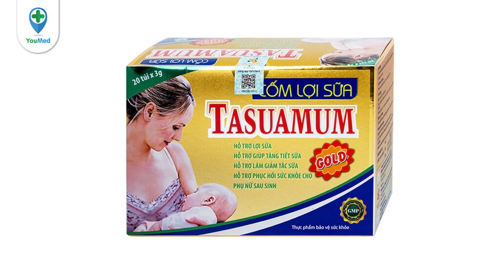 Cốm lợi sữa Tasuamum Gold có tốt không? Lưu ý khi dùng