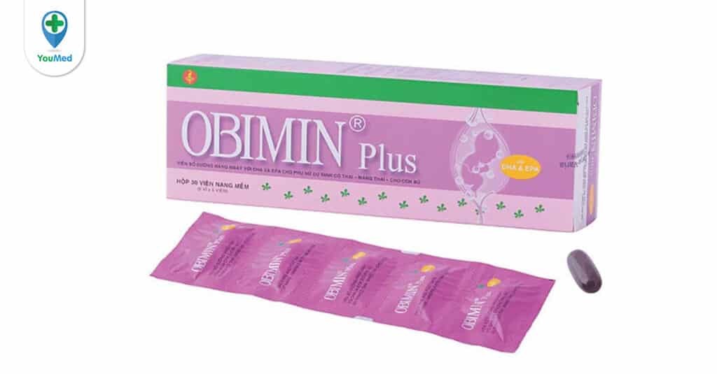 Viên uống bổ sung vitamin cho bà bầu Obimin Plus có tốt không? Lưu ý khi dùng