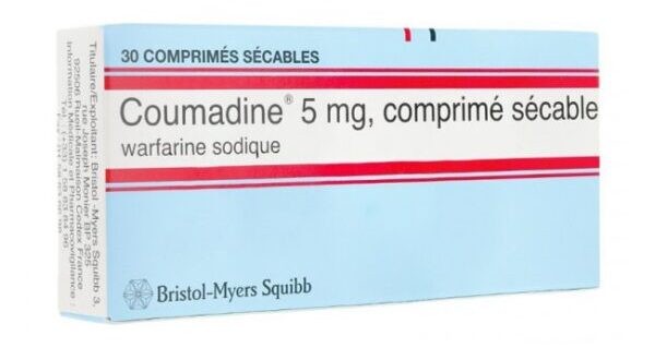 Thuốc chống đông máu coumadine chứa hoạt chất wafarin
