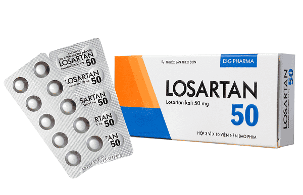 Thuốc điều trị tăng huyết áp Losartan 50 mg