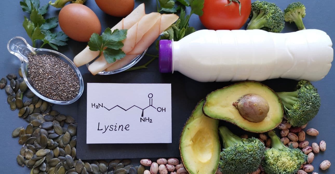 Lysine là một trong những axit amin thiết yếu mà được bổ sung qua nguồn thực phẩm