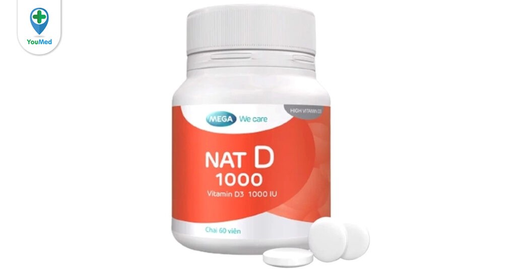 Viên uống bổ sung vitamin D Nat D 1000 là gì? Có tốt không?