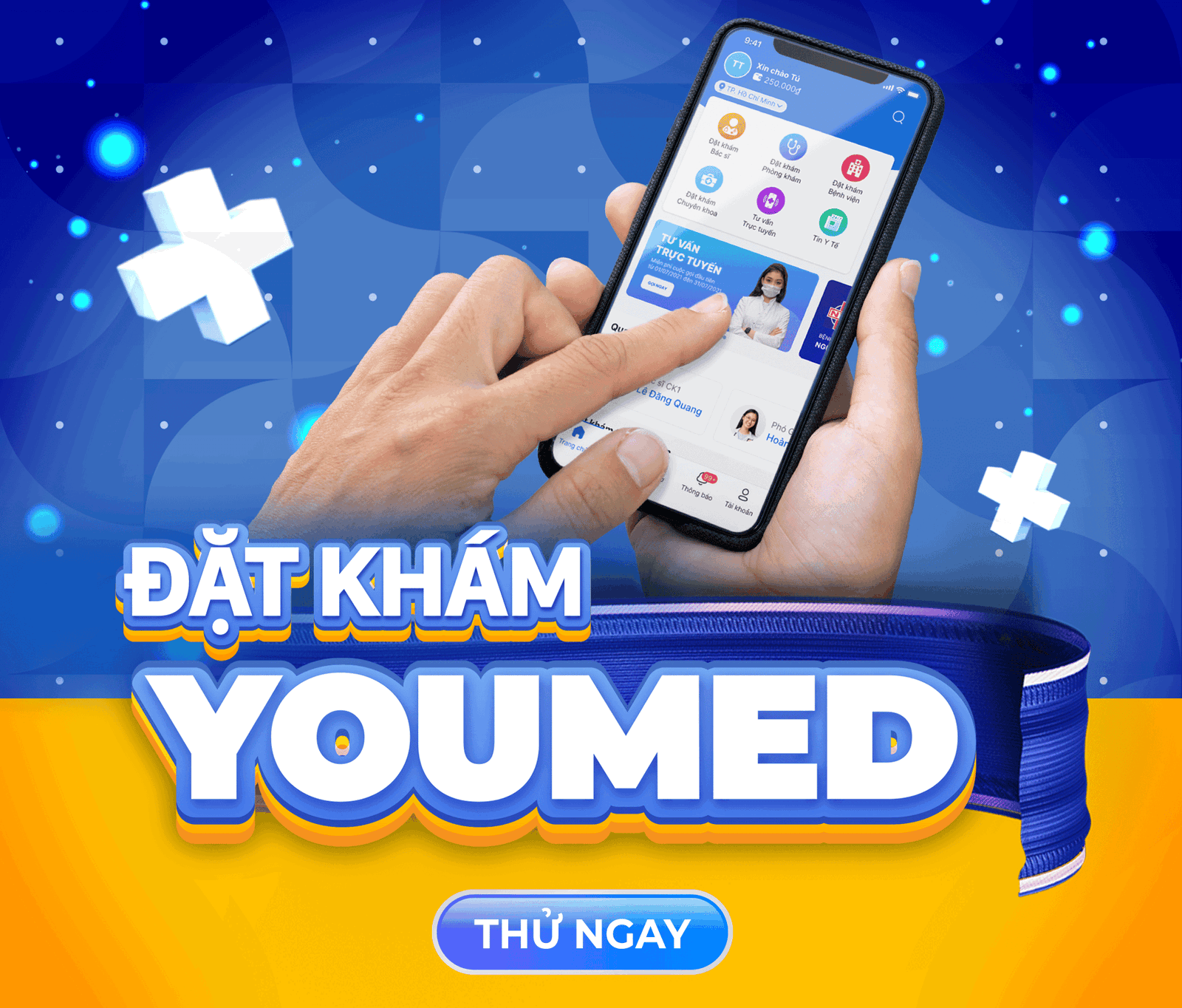 Ứng dụng đặt khám miễn phí