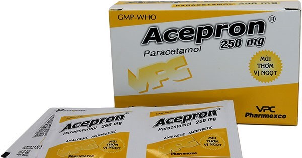 Acepron 250 mg là sản phẩm của công ty Pharimexco.