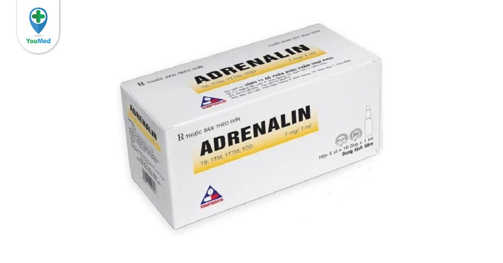 Thuốc Adrenalin 1 mg/1 ml: Công dụng, cách dùng và lưu ý