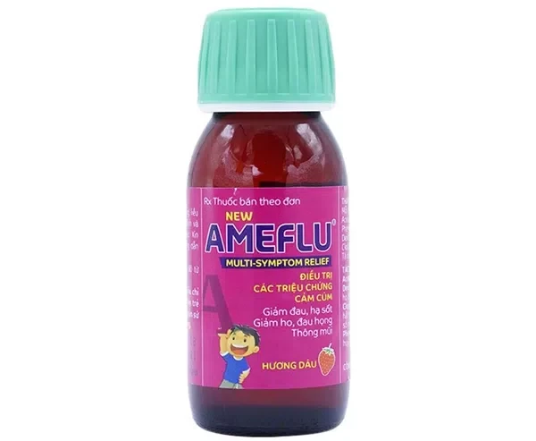 Ameflu đa triệu chứng được bào chế với mùi vị ngon ngọt, giúp việc uống thuốc trở nên dễ chịu hơn