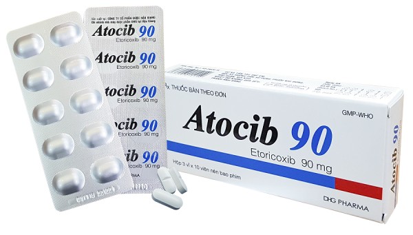 Atocib có thành phần chính là Etoricoxib