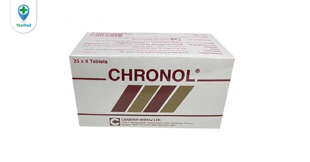 Chronol là thuốc gì? Công dụng, cách dùng và lưu ý