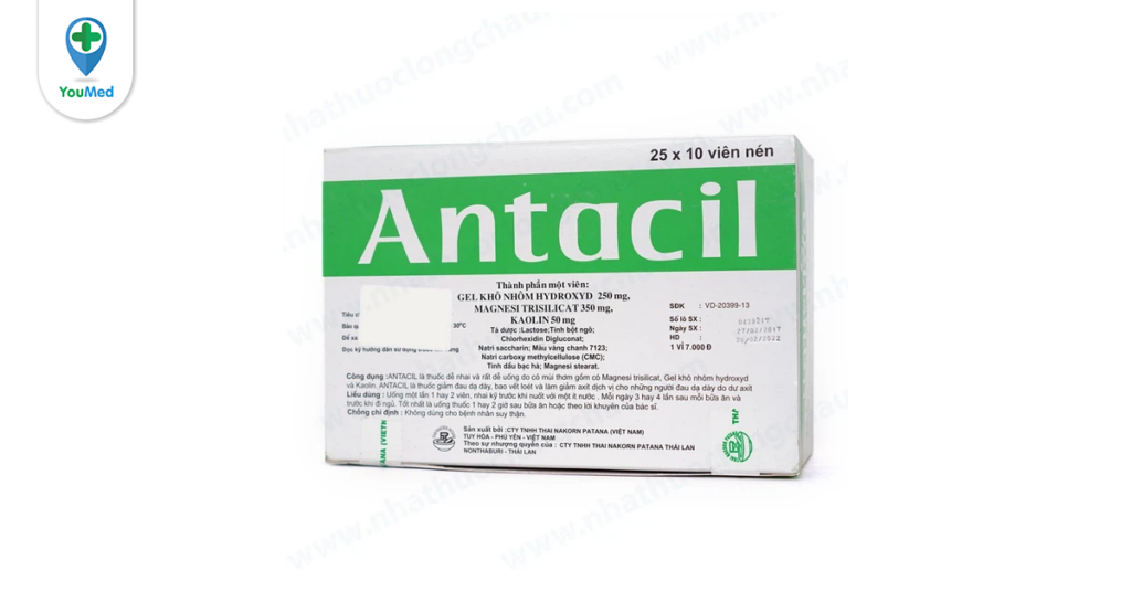 Antacil là thuốc gì? Công dụng, cách dùng và lưu ý khi dùng