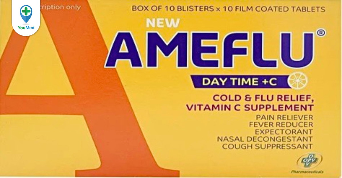 New Ameflu C Day Time OPV là thuốc gì? Lưu ý khi sử dụng - YouMed