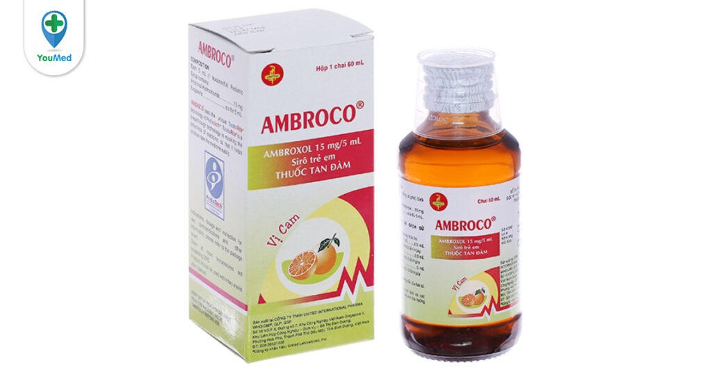 Siro Ambroco vị cam là thuốc gì? Công dụng, cách dùng và lưu ý khi dùng?