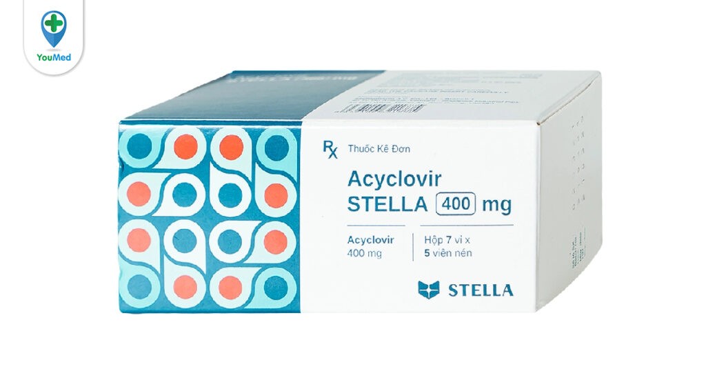 Acyclovir Stella 400 mg là thuốc gì? Công dụng, cách dùng và lưu ý
