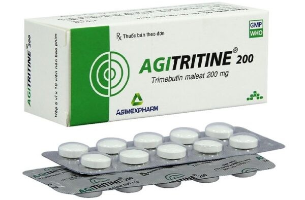 Thuốc Agitritine 200 có thành phần chính là trimebutin maleat
