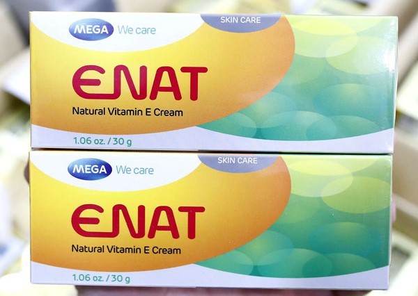 Kem dưỡng ẩm Enat Natural Vitamin E Cream có xuất xứ từ Thái Lan
