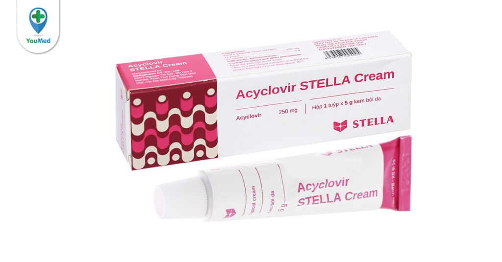 Acyclovir Stella Cream là thuốc gì? Công dụng, cách dùng và lưu ý