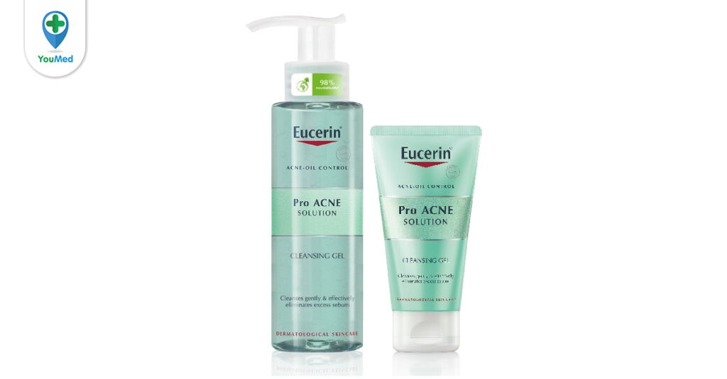 Sữa rửa mặt Eucerin cho da dầu mụn: Công dụng và lưu ý khi dùng
