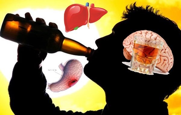 Gan và hệ thần kinh là hai cơ quan bị ảnh hưởng nhiều nhất nếu sử dụng rượu bia thường xuyên