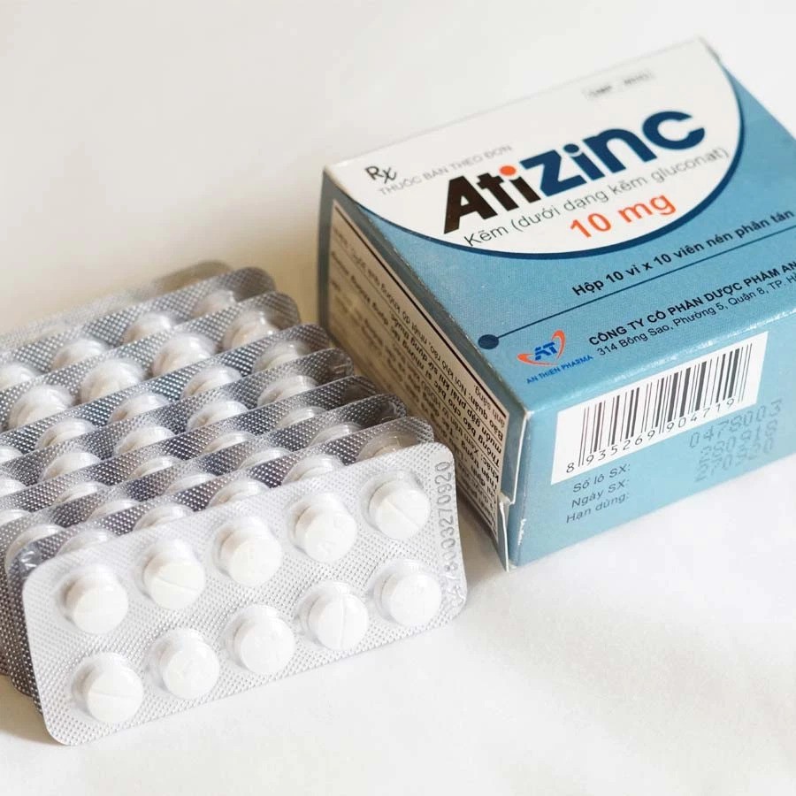 Thuốc A.t Zinc dùng để cung cấp kẽm cho người sử dụng