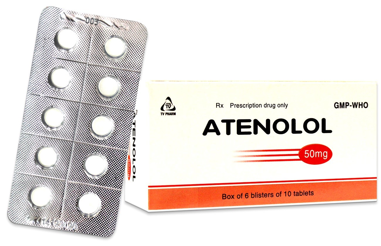 Atenolol là thuốc chẹn thụ thể beta