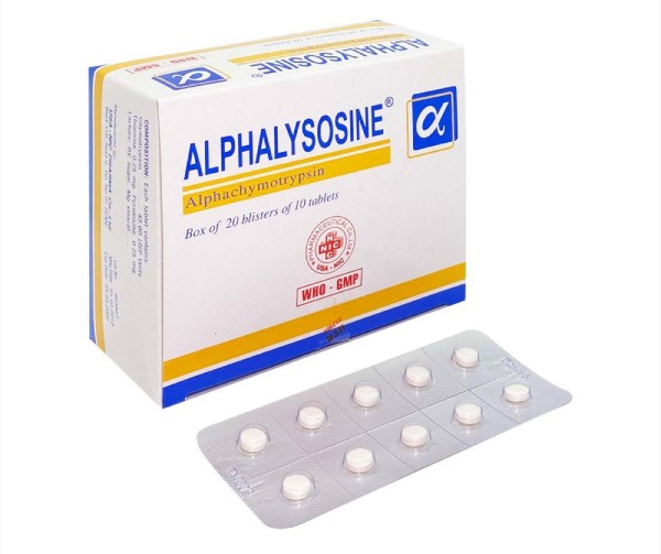 Alphalysosine điều trị các trường hợp viêm nhiễm sau phẫu thuật hay sau chấn thương