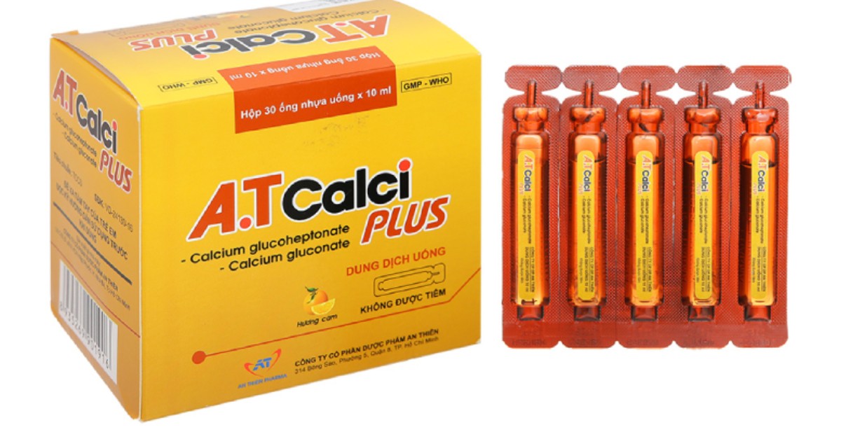 A.T Calci Plus thuộc danh mục thuốc bổ sung vitamin và khoáng chất