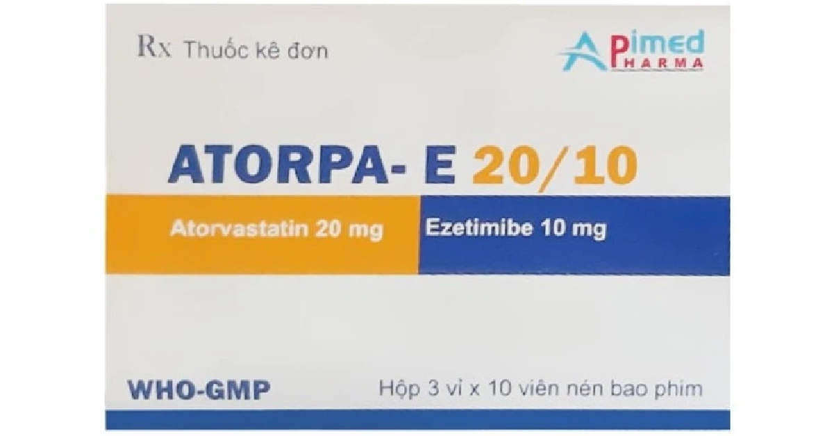 Atorpa-E là thuốc điều trị tăng cholesterol
