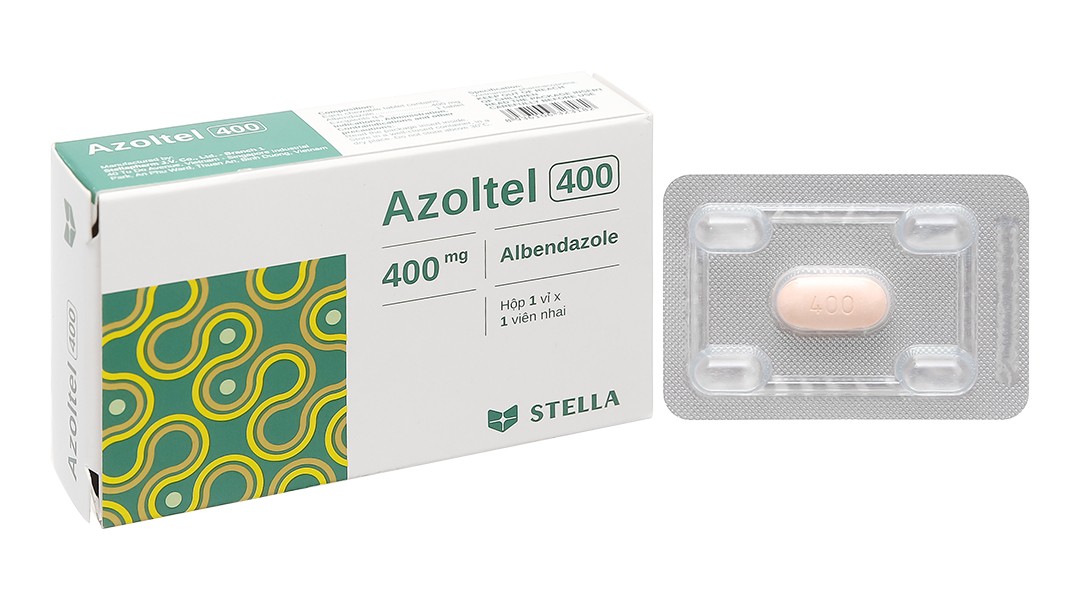 Azoltel là thuốc dùng trong điều trị nhiễm giun sán