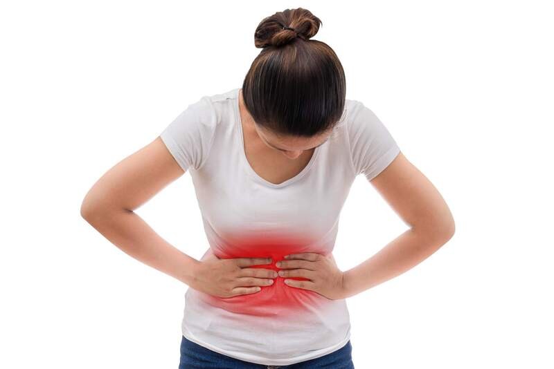đau bụng là một tác dụng phụ phổ biến khi dùng thuốc