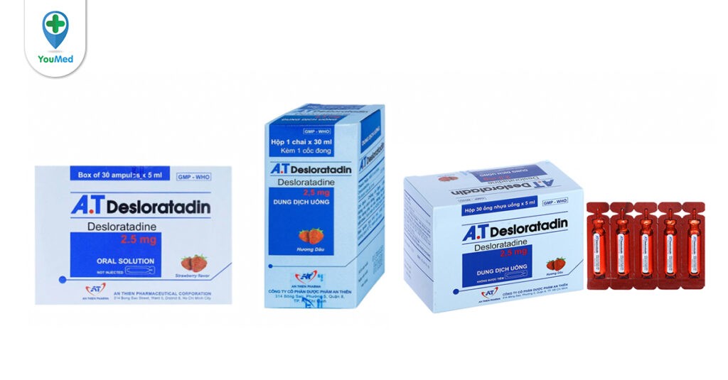 A.T Desloratadin là thuốc gì? Công dụng, cách dùng và lưu ý khi dùng