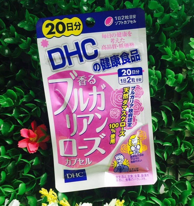 Viên uống thơm cơ thể DHC hoa hồng được sản xuất bởi công ty Dược mỹ phẩm DHC Nhật Bản