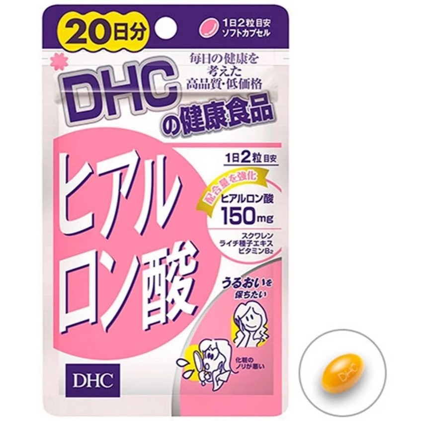 DHC Hyaluronic Acid hỗ trợ dưỡng ẩm cho làn da