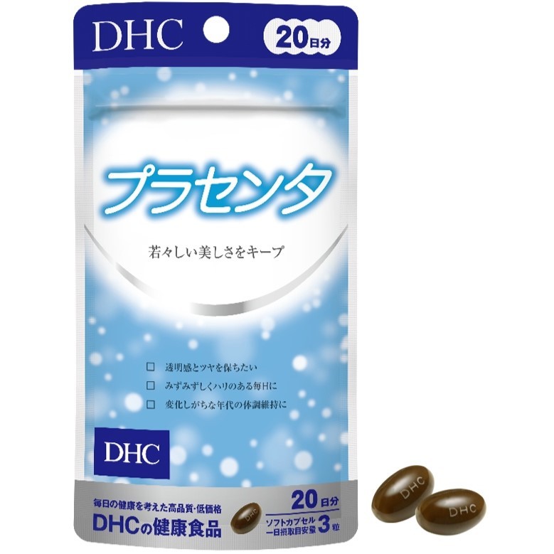 Viên uống DHC Placenta hỗ trợ đẹp da, tăng độ ẩm mượt