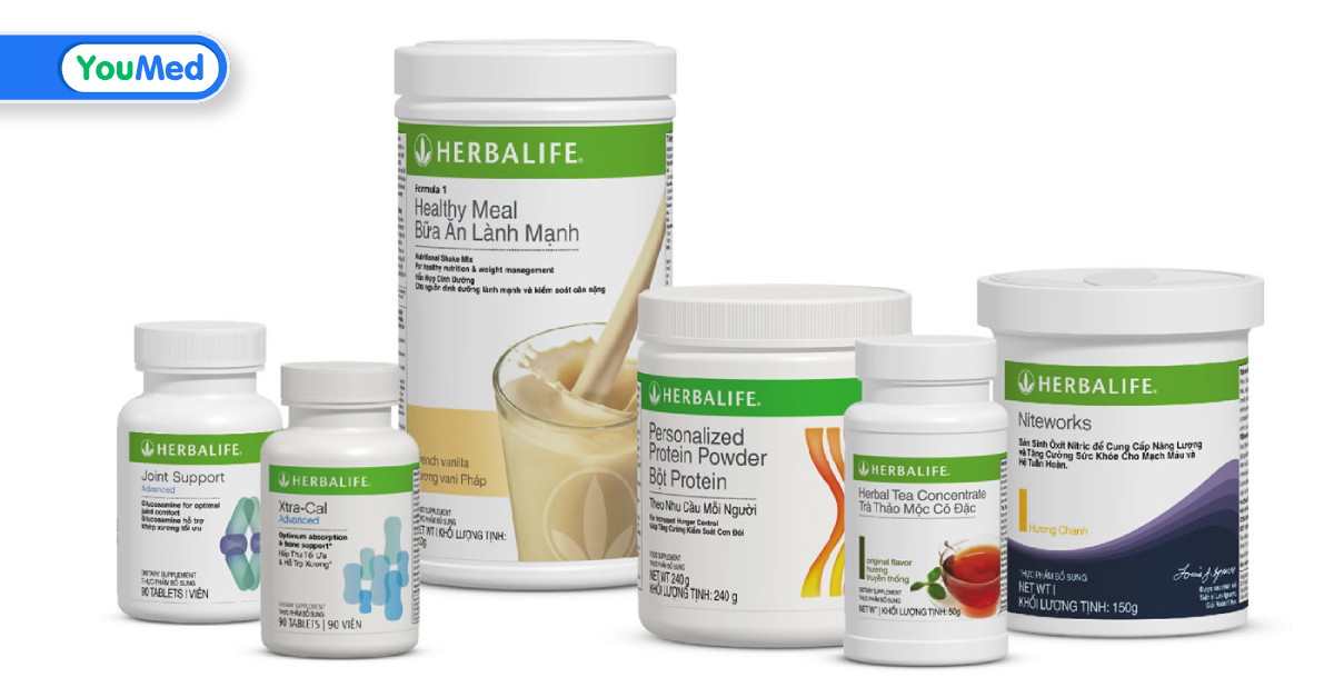 Các sản phẩm của Herbalife phổ biến hiện nay và những lưu ý khi sử dụng - YouMed