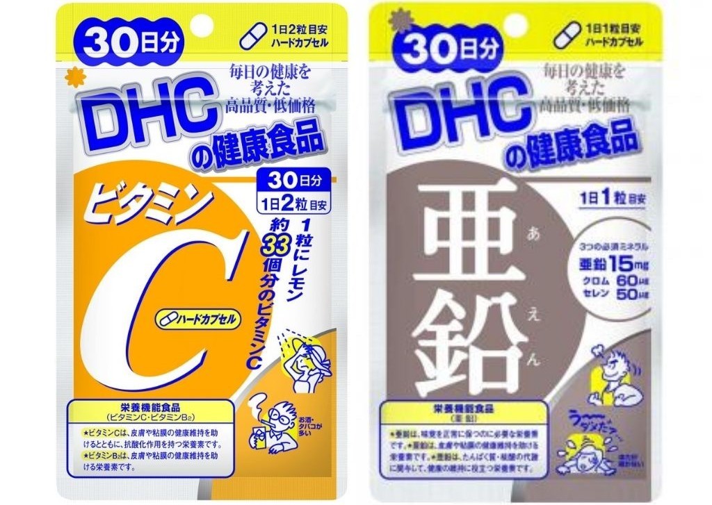 Uống kết hợp DHC Vitamin C và DHC kẽm giúp tăng hiệu quả khi sử dụng