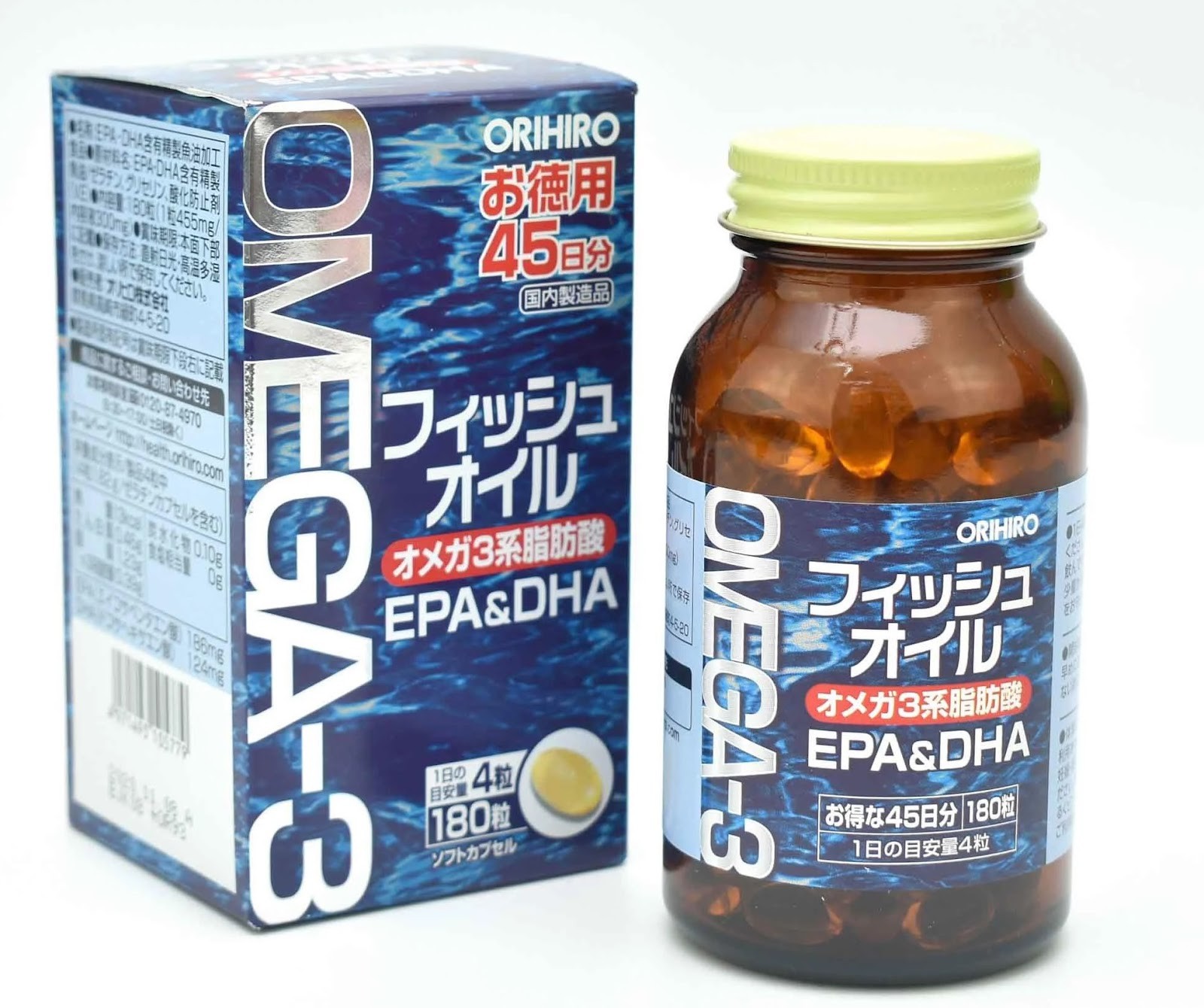Dầu cá Omega 3 Orihiro là viên uống hỗ trợ sức khỏe đến từ Nhật Bản