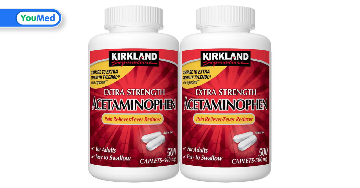 Thuốc Kirkland Extra Strength Acetaminophen 500mg là gì? Công dụng và