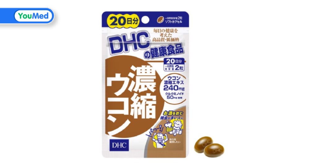 Viên uống giải rượu DHC Concentrated Turmeric của Nhật có tốt không? Công dụng và lưu ý khi dùng