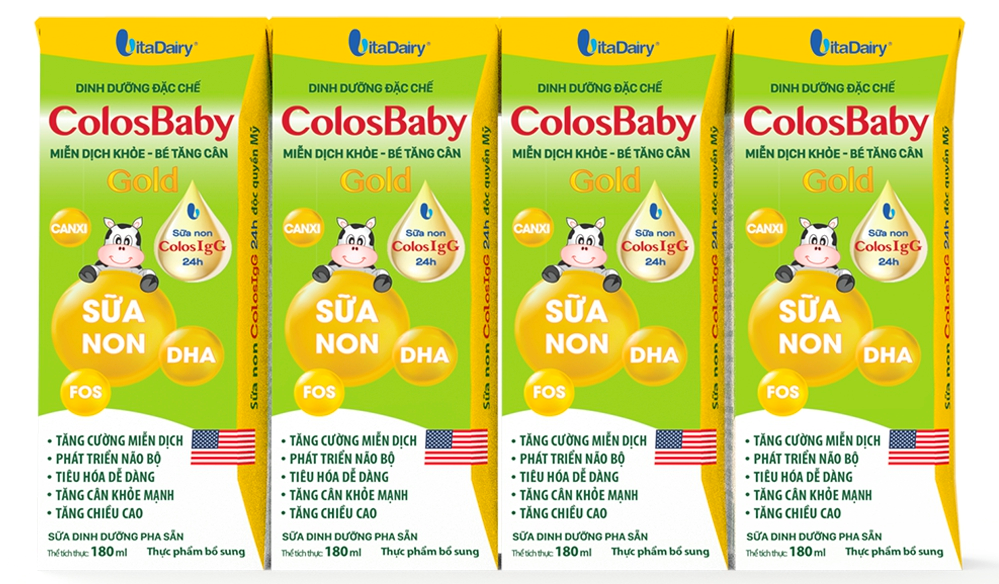 Sữa non ColosBaby Gold pha sẵn dành cho bé từ 1 tuổi trở lên 