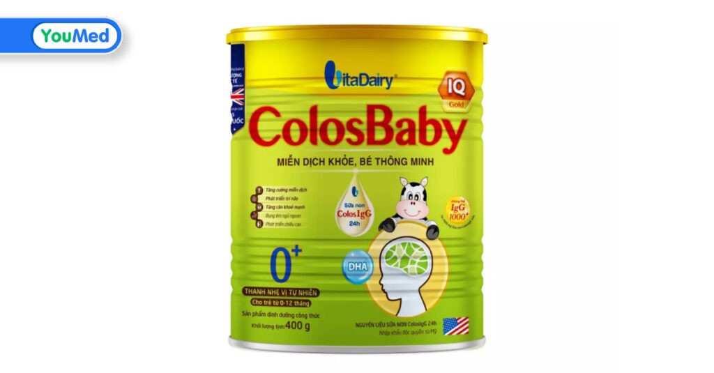 Sữa non ColosBaby IQ Gold giúp phát triển trí não có tốt không? Cần lưu ý gì khi dùng?