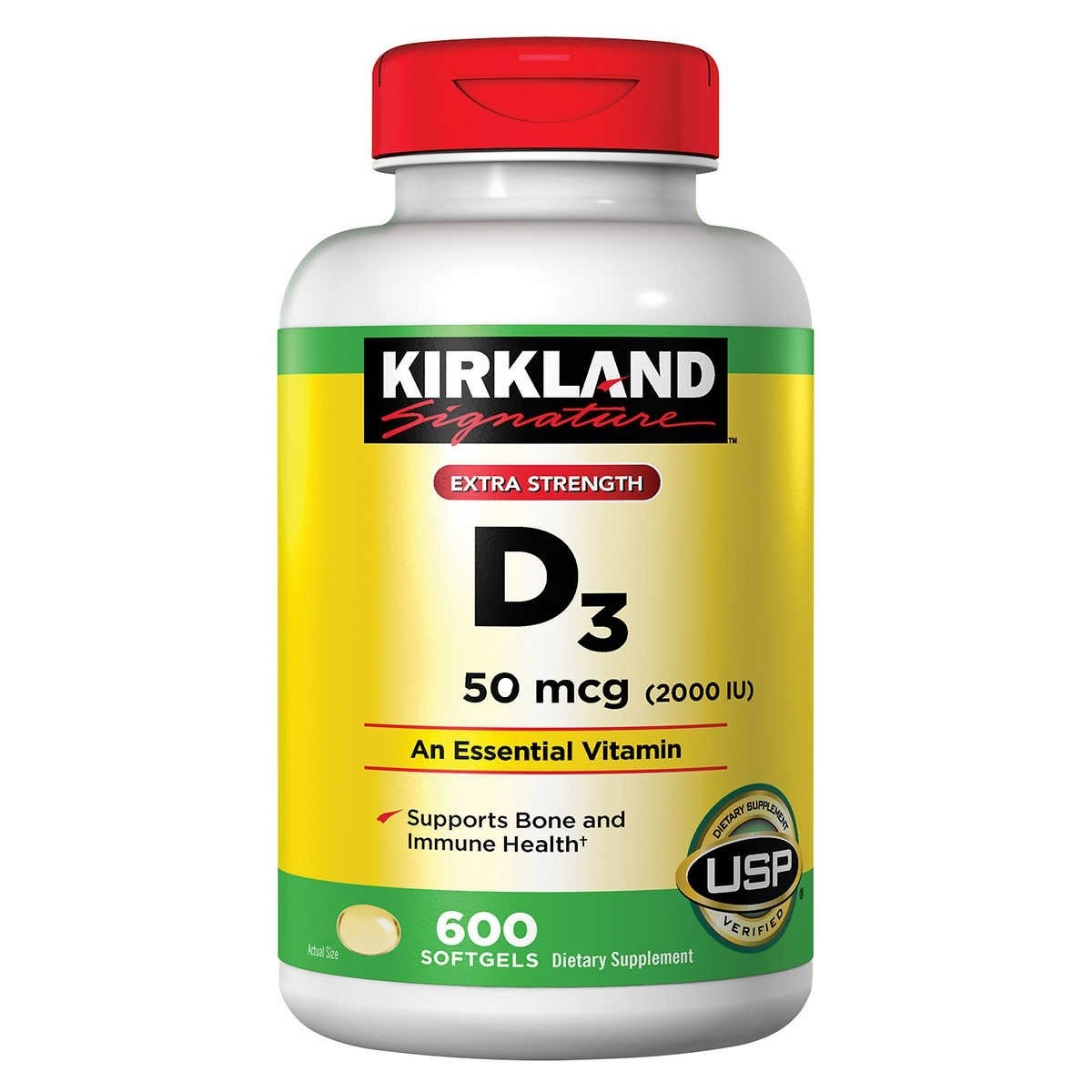 Kirkland D3 là thực phẩm chức năng của thương hiệu Kirkland đến từ Mỹ