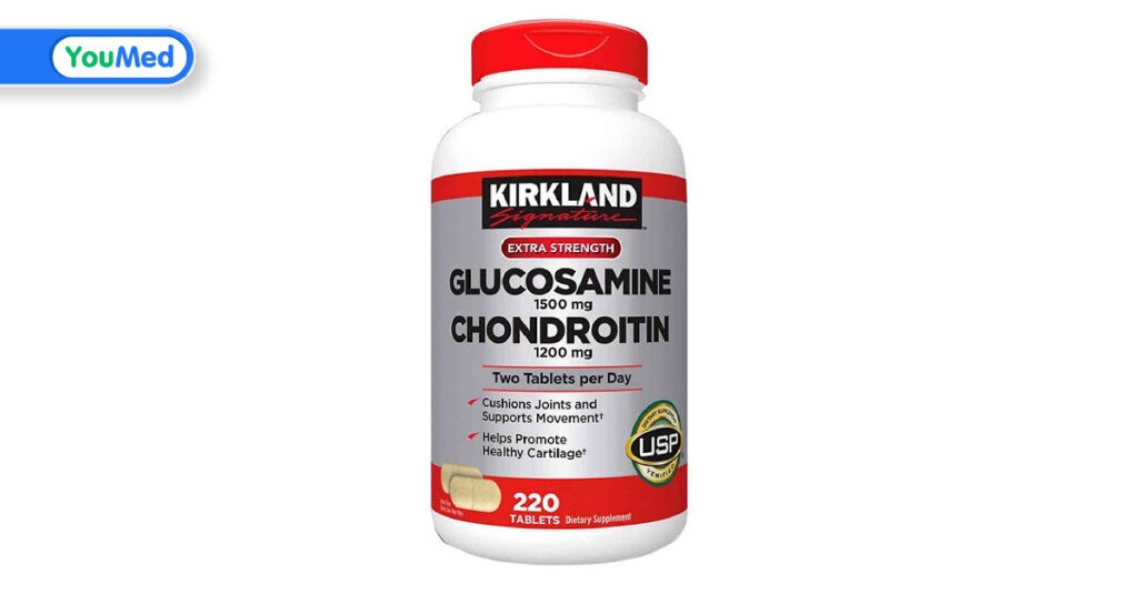 Viên uống Kirkland Glucosamine 1500mg Chondroitin 1200mg có tốt không? Công dụng và lưu ý khi dùng