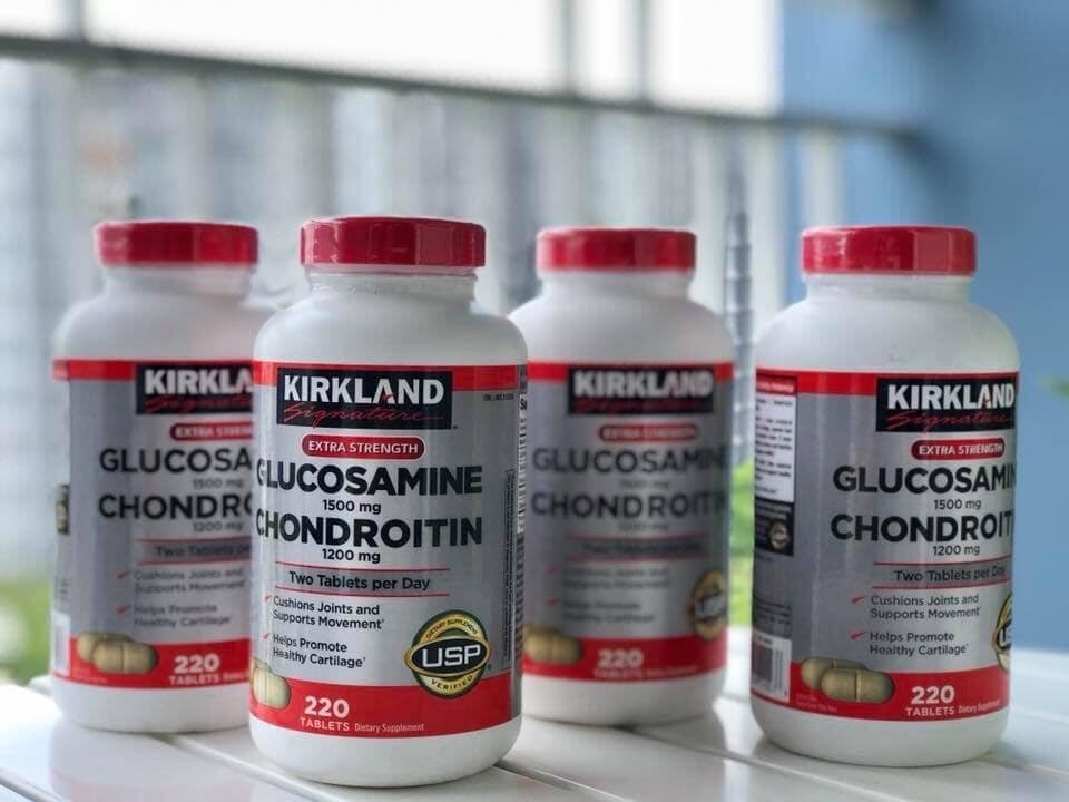 Viên uống Kirkland glucosamine 1500mg & chondroitin 1200mg không phải là thuốc và không có tác dụng thay thế thuốc chữa bệnh
