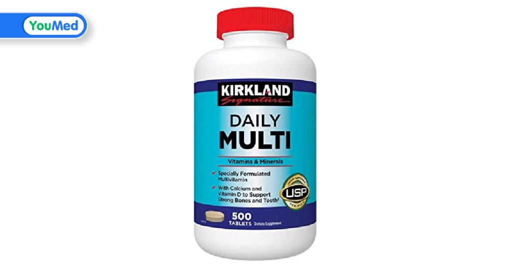 Viên uống Vitamin tổng hợp Kirkland Multivitamin có tốt không? Công dụng và lưu ý khi dùng